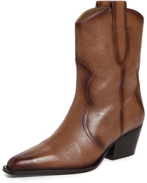Free People Cat Nap Cowboy Boots - Brown