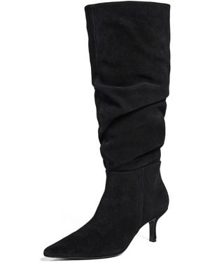 Jonathan Simkhai Jordi Suede Slouch Boots - Black