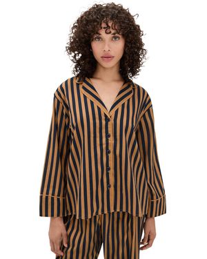 The Great The Pajama Shirt - Brown