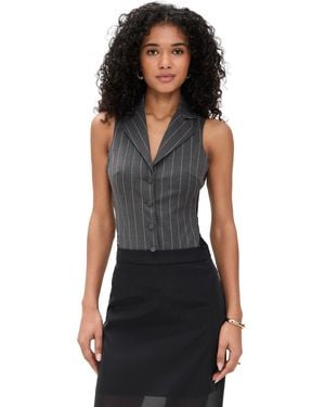 Fleur du Mal Maxwell Bodysuit - Black