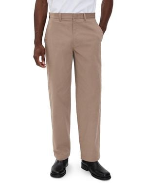 Theory Straight Chino Pants - Natural