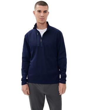 Ralph Lauren Luxury Performance Driver Quarter Zip - Blue