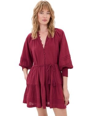 Cleobella Meadow Mini Dress - Red