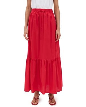 The Lulo Project The Crustiacian Skirt - Red