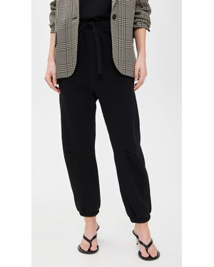 NILI LOTAN sweat パンツ E241112-8 KIKI SWEATPANT | Women's Flared Raw-Edge Bottom Wide Leg