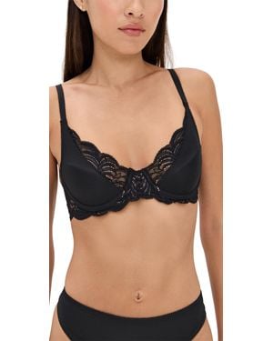Natori Persuasion Convertible Plunge T-Shirt Bra - Black