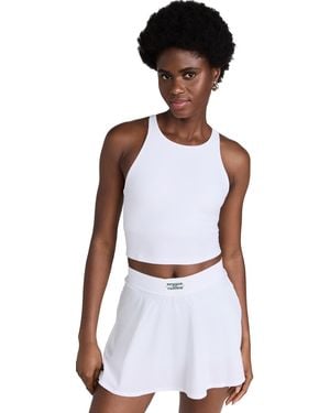 Beyond Yoga Spacedye Refocus Cropped Tank - White