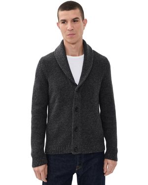 Marine Layer Inverness Sweater Cardigan - Black