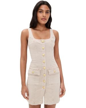 L'Agence Midy Button Front Mini Dress - Multicolour