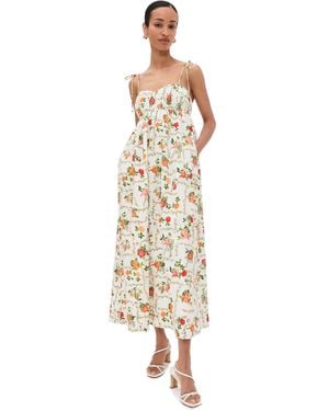 Line & Dot Anisa Maxi Dress - White