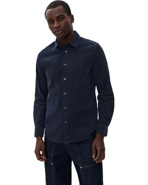 NN07 Asher Baby Corduroy Shirt - Blue