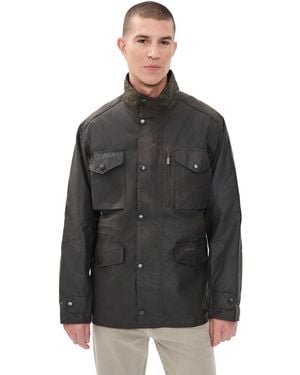 Barbour Ashby Wax Jacket - Black