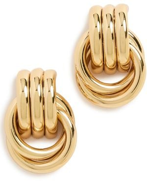 Chunky Silver Statement Earrings For Women - Bold Heaven Mayhem Fashion Jewelry For Special Occasions