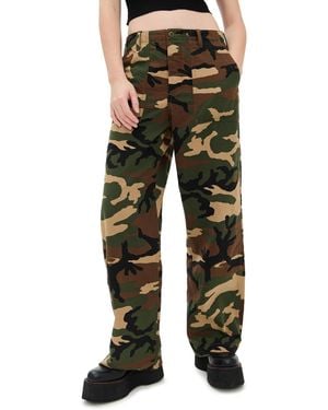 R13 Wide Leg Utility Pants - Black