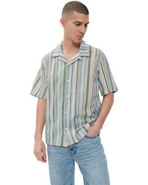 Howlin' Seersucker Cocktail Shirt - Multicolor