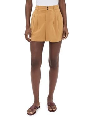 Varley Tansy Woven Shorts - Natural