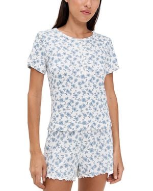 Z Supply Faye Ditsy Top - Blue