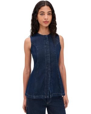Joe's Jeans The Seamed Denim Tunic - Blue