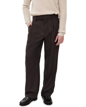 Alex Mill Jeremy Pleated Pants - Black