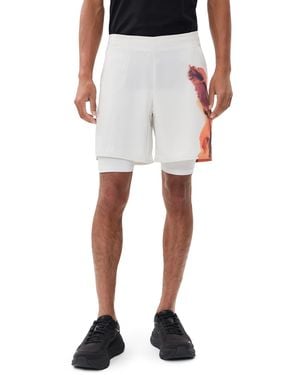 Y-3 Tennis Shorts And Tights Set - Blue