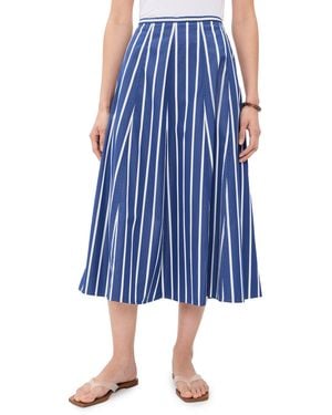 Madewell A-Line Midi Skirt - Blue