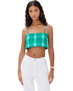 Rosie Assoulin Easy Bandeau Top - Blue