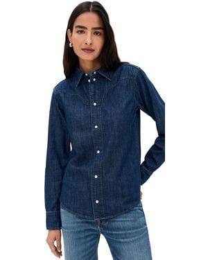 Jamie Haller The Dolly Western Shirt - Blue