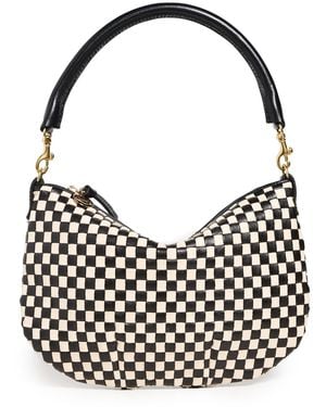 Clare V. Petite Moyen Messenger Bag - White