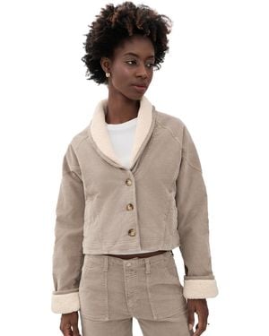 Le Jean Corduroy Eden Jacket - Natural