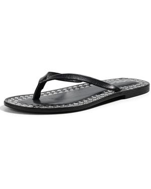 Jeffrey Campbell Katrina Flip Flops - Black