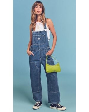 Levi's baggy Work Overalls Where's Y Coin Purse - Blue