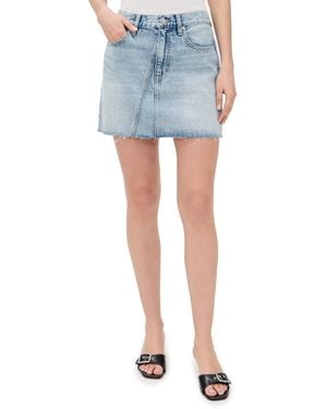 SLVRLAKE Denim Karla Skirt - Blue