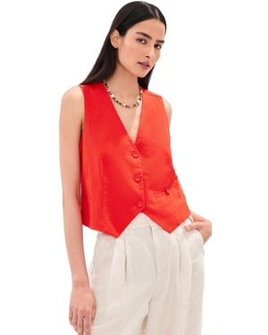 Le Bos Simone Vest - Red