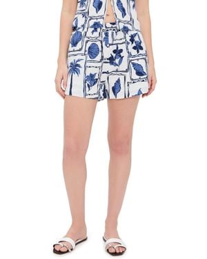 MINKPINK Sylvie Elasticated Shorts - Blue