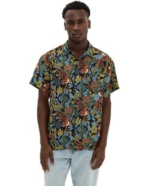 A.P.C. A. P.C. Roy Printed Shirt - Black