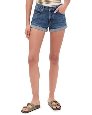 FRAME The Darling Denim Shorts - Blue