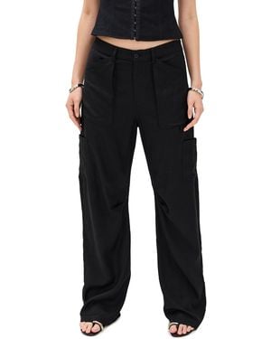 Lioness Miami Vice Linen Pants - Black