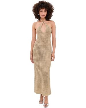 STAUD Isola Maxi Coverup Dress - Natural