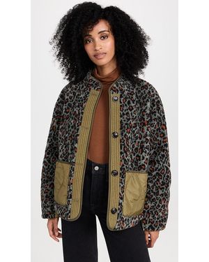Scotch & Soda Reversible Teddy Jacket - Black