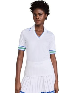 Ralph Lauren Short Sleeve Tour Pique Cricket Polo - White