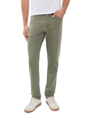 Faherty Stretch Terry 5-Pocket Pants - Green