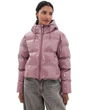 Rains Alta Short Puffer Jacket - Pink