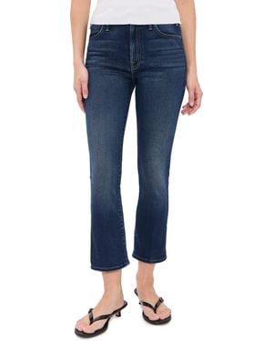 Mother Lil Petite Hustler Ankle Jeans - Blue