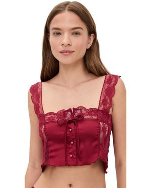 KAT THE LABEL Cindy Camisole - Red