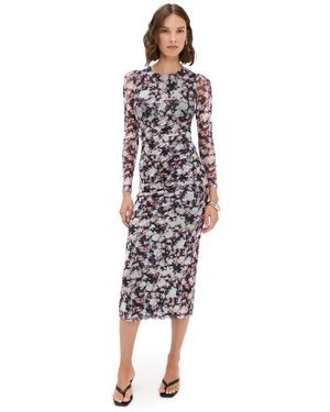 MINKPINK Audrey Mesh Midi Dress - Multicolour