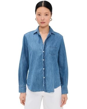 Frank & Eileen Eileen Denim Relaxed Button Down Shirt - Blue