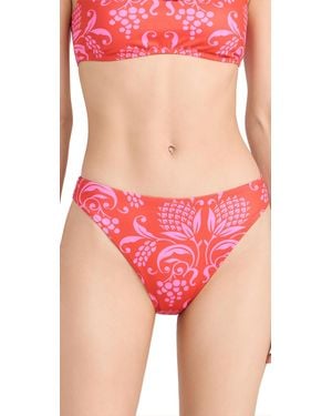 RHODE Kiki Bikini Bottoms - Pink