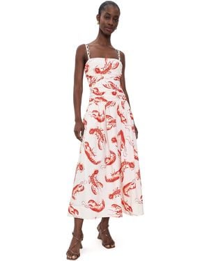 FARM Rio Lobster Maxi Dress - Red