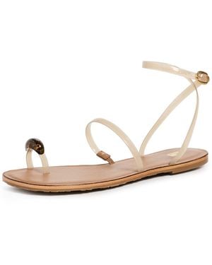 Larroude Biarritz Jelly Sandals - White