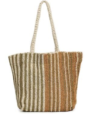 Maria La Rosa Kaya Tote Bag - White